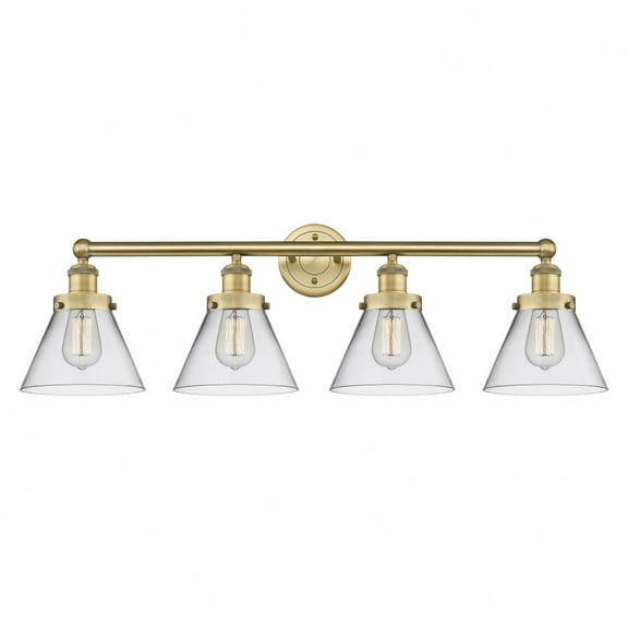 Innovations Lighting - Cone - 4 Light Bath Vanity In Industrial Style-11.5