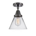 thumbnail image 1 of Innovations Lighting - Cone - 7.75 Inch 3.5W 1 LED Flush Mount  Matte Black, 1 of 1