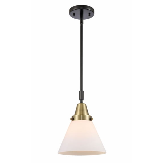 Innovations Lighting - Cone - 8 Inch 3.5W 1 LED Mini Pendant Black Antique