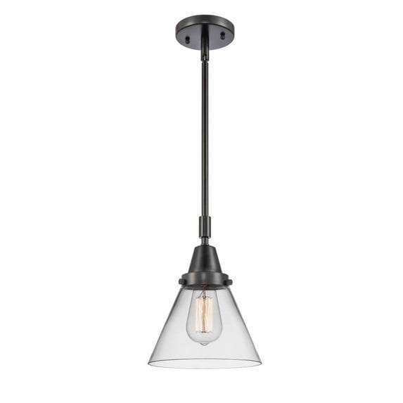 Innovations Lighting - Cone - 8 Inch 3.5W 1 LED Mini Pendant Matte Black Finish