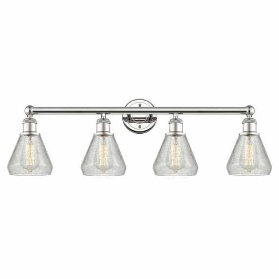 Innovations Lighting - Conesus - 4 Light Bath Vanity In Industrial Style-12.5