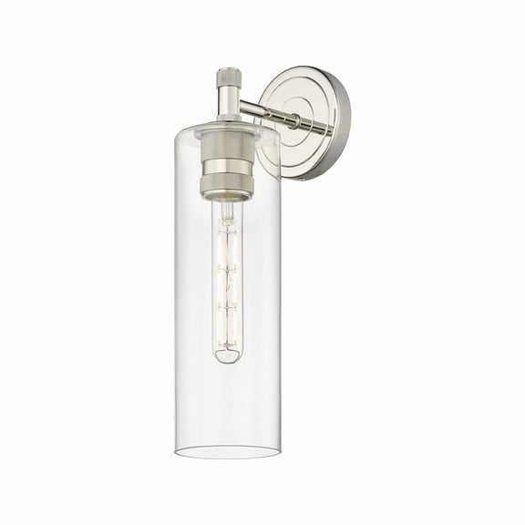 Innovations Lighting  Crown Point - 1 Light 12" Wall-Mounted Sconce Clear/Polished Nickel