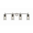 thumbnail image 1 of 434-4W-SN-G434-7SM-Innovations Lighting-Crown Point - 4 Light Bath Vanity-10.5 Inch Tall and 33.88 Inch Wide-Satin Nickel Finish-Light Smoke Glass, 1 of 5