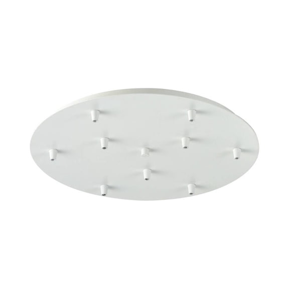 Innovations Lighting - Custom Cord - 17.75 Inch 9 Light Round Multi Port Canopy