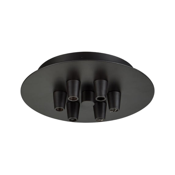 Innovations Lighting - Custom Cord - 5.88 Inch 6 Light Round Multi Port Canopy
