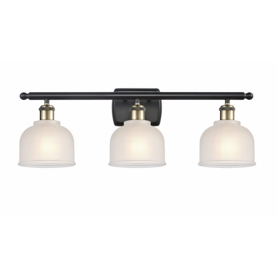Innovations Lighting - Dayton - 3 Light Bath Vanity In Industrial Style-10.5