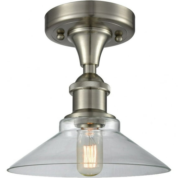 Innovations Lighting - Disc-One Light Semi-Flush Mount-10 Inches Wide by 6