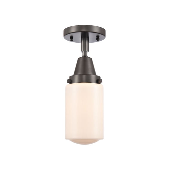 Innovations Lighting - Dover - 1 Light Flush Mount  Oil Rubbed Bronze Finish