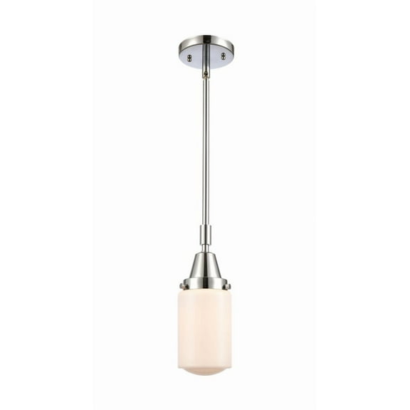 447-1S-PC-G311-Innovations Lighting-Dover - 1 Light Stem Hung Mini Pendant In Traditional Style-11.38 Inches Tall and 4.5 Inches Wide-Polished Chrome