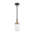 thumbnail image 1 of 447-1S-BAB-G312-Innovations Lighting-Dover - 1 Light Stem Hung Mini Pendant In Traditional Style-11.38 Inches Tall and 4.5 Inches Wide-Black Antique, 1 of 1
