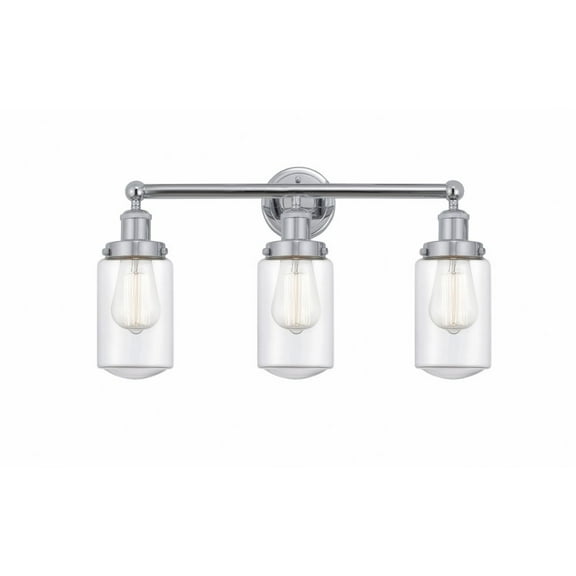 Innovations Lighting - Dover - 3 Light Bath Vanity In Industrial Style-10 Inches