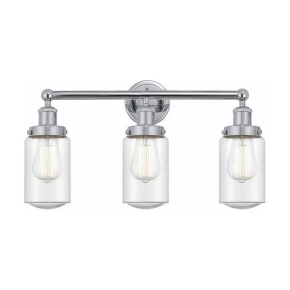 Innovations Lighting - Dover - 3 Light Bath Vanity In Industrial Style-10 Inches