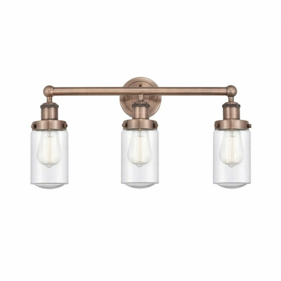 Innovations Lighting - Dover - 3 Light Bath Vanity In Industrial Style-10 Inches