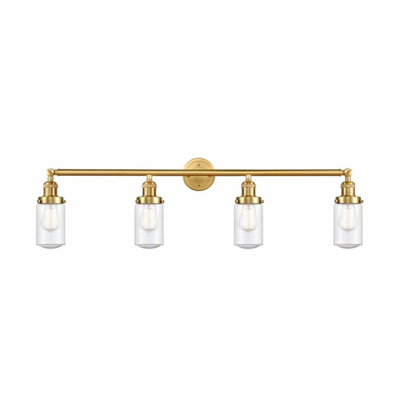Innovations Lighting - Dover - 4 Light Bath Vanity In Traditional Style-10.75