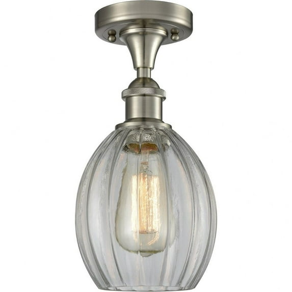 Innovations Lighting - Eaton-One Light Semi-Flush Mount-6 Inches Wide by 9.5
