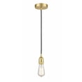 thumbnail image 1 of 616-1P-SB Innovations Lighting Edison - 1 Light Edison Mini Pendant In ContemporaryStyle-8.75 Inches Tall and 2.5 Inches Wide-Satin Brass Finish, 1 of 4