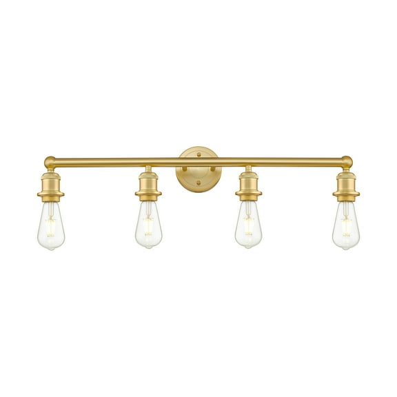 Innovations Lighting - Edison - 4 Light Bath Vanity In Modern Style-6 Inches