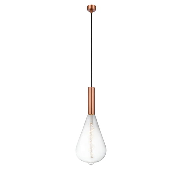 198-1P-AC-BB164LED Innovations Lighting Edison - 6W 1 LED Mini Pendant In Industrial Style-14.88 Inches Tall and 6.5 Inches Wide-Antique Copper Finish