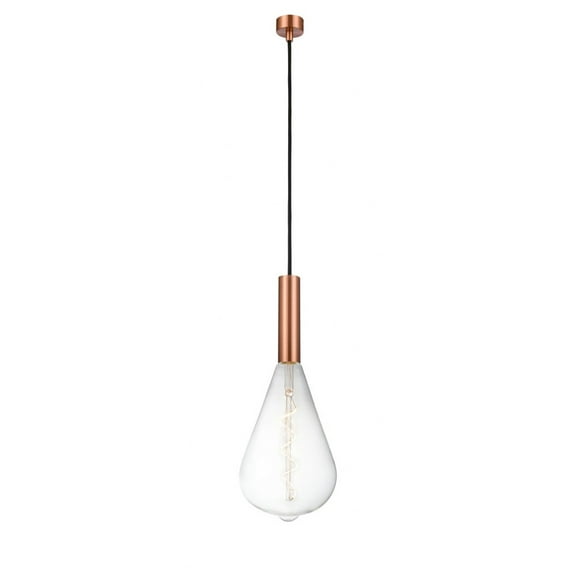 198-1P-AC-BB164LED Innovations Lighting Edison - 6W 1 LED Mini Pendant In Industrial Style-14.88 Inches Tall and 6.5 Inches Wide-Antique Copper Finish