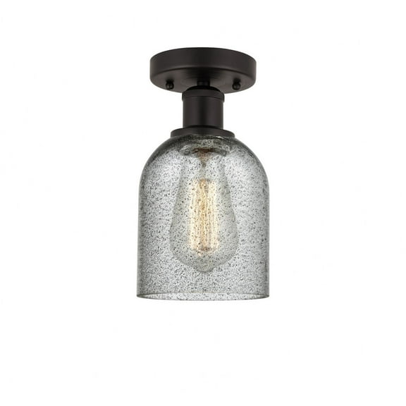 Innovations Lighting - Caledonia - 1 Light Semi-Flush Mount In Industrial