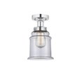 thumbnail image 1 of Innovations Lighting  Edison Canton - 1 Light 6" Semi-Flush Mount Clear/Polished Chrome, 1 of 5