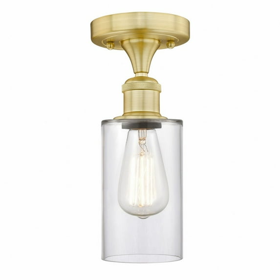 Innovations Lighting - Clymer - 1 Light Semi-Flush Mount In Art Deco Style-9.63