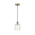 thumbnail image 1 of Innovations Lighting  Edison Cobbleskill - 1 Light 5" Mini Pendant Deco Swirl/Antique Brass, 1 of 5