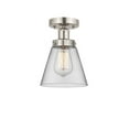 thumbnail image 1 of Innovations Lighting - Cone - 1 Light Semi-Flush Mount In Industrial Style-8.25, 1 of 5