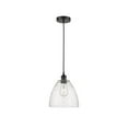thumbnail image 1 of 616-1P-BK-GBD-94-Innovations Lighting-Edison Dome - 1 Light Cord Hung Mini Pendant In Industrial Style-12.25 Inches Tall and 9 Inches Wide-Matte Black, 1 of 7