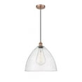 thumbnail image 1 of 616-1P-AC-GBD-164 Innovations Lighting Edison Dome - 1 Light Cord Hung Pendant In Industrial Style-17.75 Inches Tall and 16 Inches Wide-Antique Copper, 1 of 7
