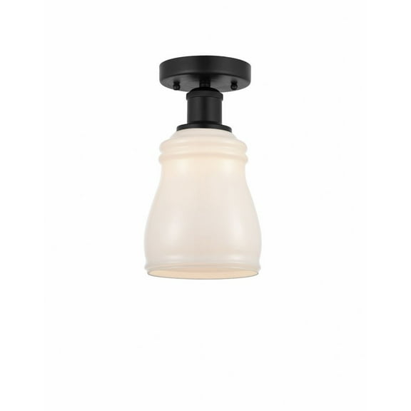 Innovations Lighting - Ellery - 1 Light Semi-Flush Mount In Nautiical Style-9.75