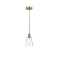 thumbnail image 1 of 616-1P-AB-G394 Innovations Lighting Ellery - 1 Light Cord Hung Mini Pendant In Nautiical Style-9.75 Inches Tall and 4.5 Inches Wide-Antique Brass, 1 of 7
