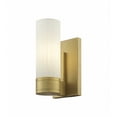 thumbnail image 1 of Innovations Lighting  Empire - 1 Light 8" Wall-Mounted Sconce Brushed Brass/Matte White, 1 of 5