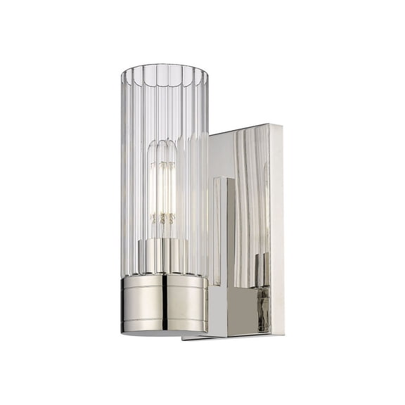 Innovations Lighting Empire - 1 Light 8" Wall-Mounted Sconce Clear/Polished Nickel