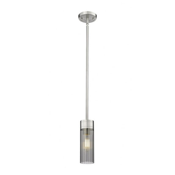 429-1S-SN-G429-8SM Innovations Lighting Empire - 1 Light Stem Hung Pendant In Modern Style-9.63 Inches Tall and 3.13 Inches Wide-Satin Nickel