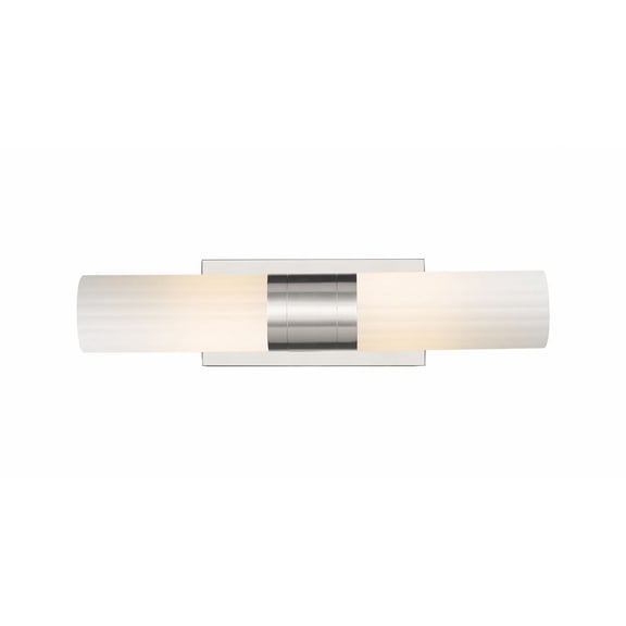 429-2WL-SN-G429-8WH Innovations Lighting Empire - 2 Light Bath Vanity In Modern Style-3.13 Inches Tall and 18.5 Inches Wide-Satin Nickel Finish-Matte