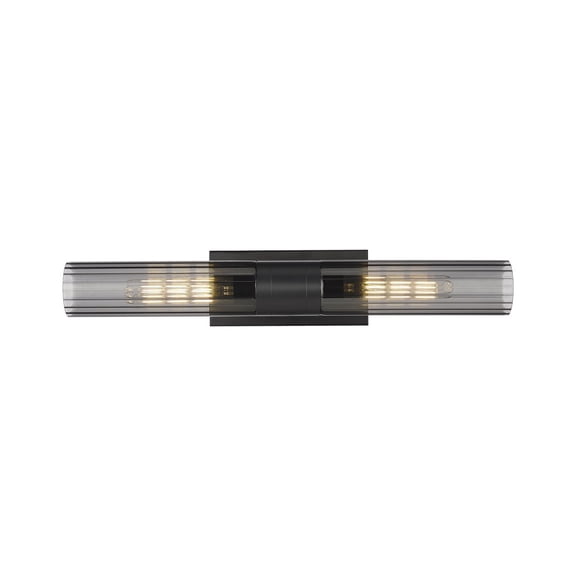 429-2WL-BK-G429-11SM Innovations Lighting Empire - 2 Light Bath Vanity In Modern Style-3.13 Inches Tall and 24.75 Inches Wide-Matte Black Finish-Light