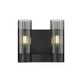 thumbnail image 1 of 429-2W-BK-G429-8SM Innovations Lighting Empire - 2 Light Wall Sconce In Modern Style-9.5 Inches Tall and 10.5 Inches Wide-Matte Black Finish-Light, 1 of 5
