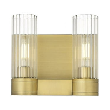 429-2W-BB-G429-8CL-Innovations Lighting-Empire - 2 Light Wall Sconce In Modern Style-9.5 Inches Tall and 10.5 Inches Wide-Brushed Brass Finish-Clear
