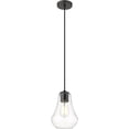 thumbnail image 1 of 490-1P-BK-G572-7 Innovations Lighting Fairfield - 1 Light Mini Pendant In Industrial Style-10.5 Inches Tall and 7 Inches Wide-Matte Black Finish-Clear, 1 of 1