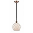 thumbnail image 1 of Innovations Lighting - Farmhouse Rope - 1 Light Cord Hung Mini Pendant In, 1 of 1