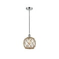 thumbnail image 1 of Innovations Lighting - Farmhouse Rope - 1 Light Cord Hung Mini Pendant In, 1 of 7