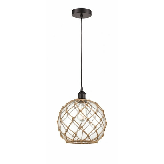 Innovations Lighting - Farmhouse Rope - 1 Light Mini Pendant In Industrial