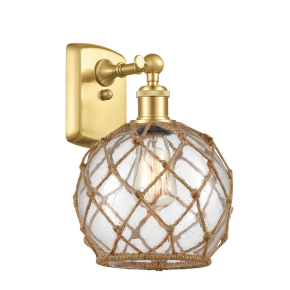 Innovations Lighting - Farmhouse Rope - 1 Light Wall Sconce In Industrial