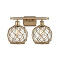 thumbnail image 1 of Innovations Lighting - Farmhouse Rope - 2 Light Bath Vanity In Industrial, 1 of 2