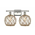 thumbnail image 1 of Innovations Lighting - Farmhouse Rope - 2 Light Bath Vanity In Industrial, 1 of 7