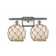 thumbnail image 1 of Innovations Lighting - Farmhouse Rope - 2 Light Bath Vanity In Industrial, 1 of 3