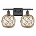 thumbnail image 1 of Innovations Lighting - Farmhouse Rope - 2 Light Bath Vanity In Industrial, 1 of 2