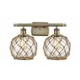 thumbnail image 1 of Innovations Lighting - Farmhouse Rope - 2 Light Bath Vanity In Industrial, 1 of 2