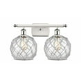 thumbnail image 1 of Innovations Lighting - Farmhouse Rope - 2 Light Bath Vanity In Industrial, 1 of 2